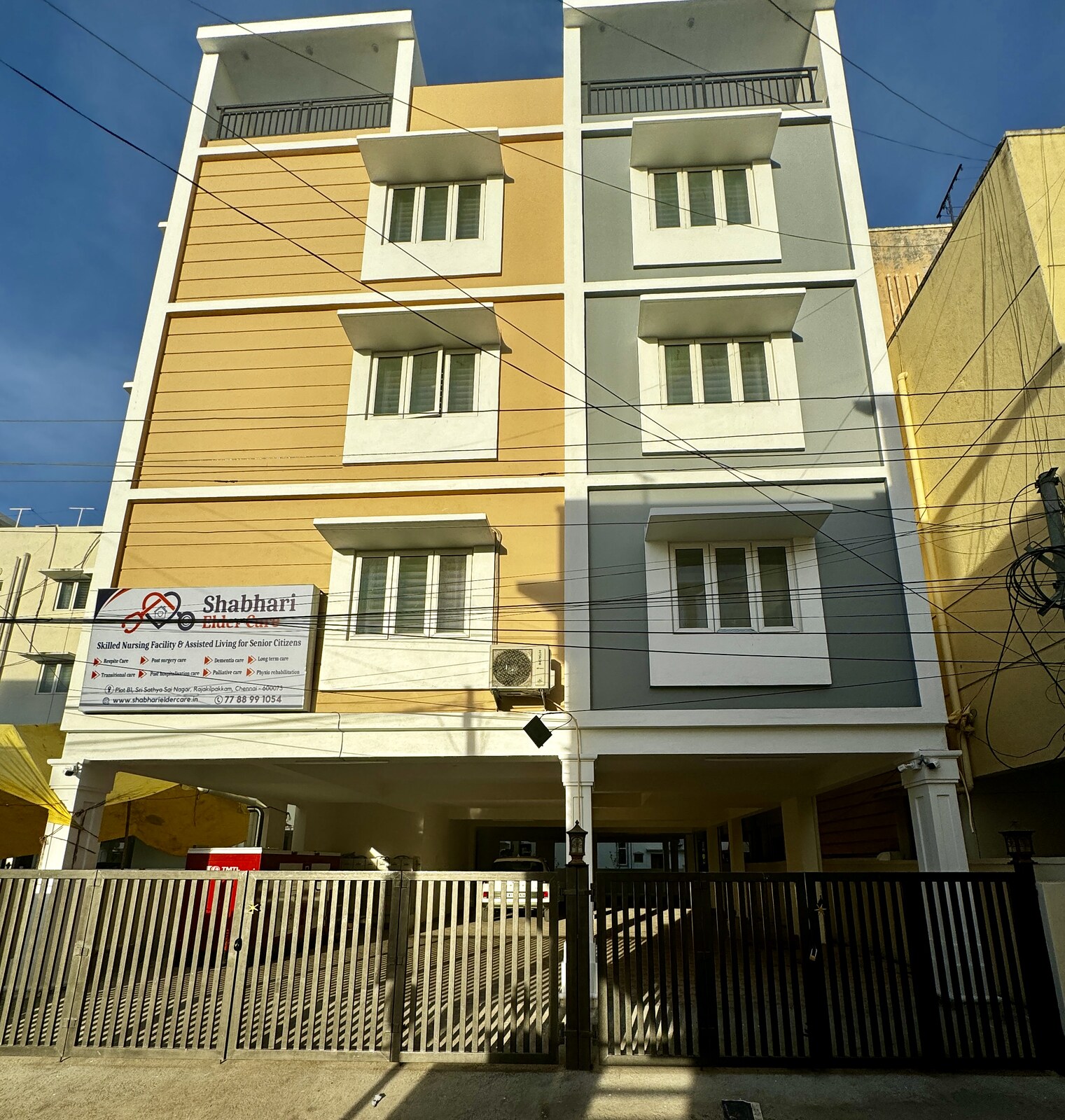 Shabhari Elder Care facility in East Tambaram, Chennai